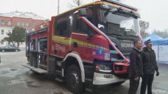 Oficjalne powitanie nowego wozu OSP Wejherowo